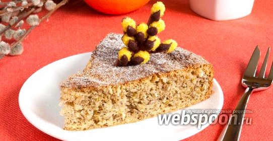 Пирог с кокосовой стружкой