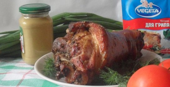 Свиная рулька в пиве