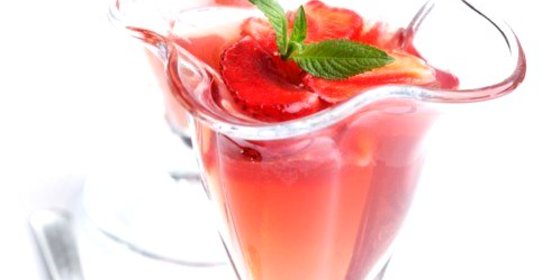 Желе из шампанского