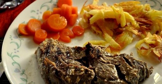 Говядина в горчичном соусе