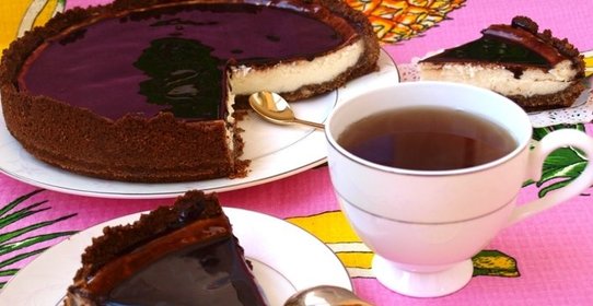 Чизкейк с шоколадом