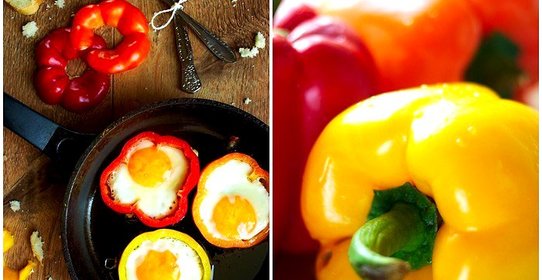 Яичница в перце