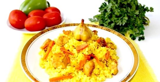 Плов с куриным филе