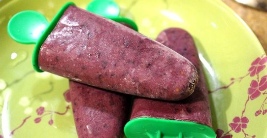 Мороженое с шелковицей