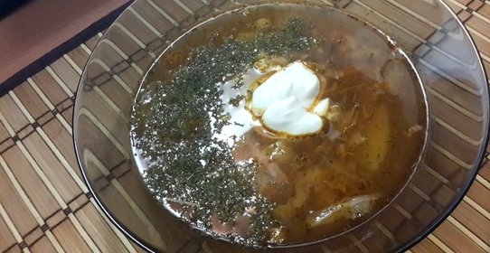 Борщ студенческий