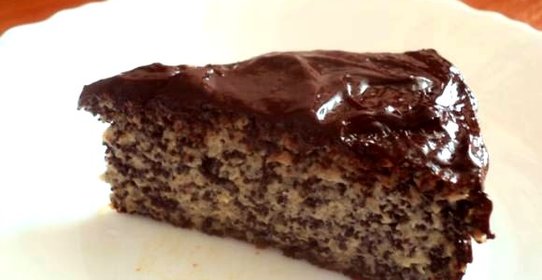 Маковый пирог в мультиварке