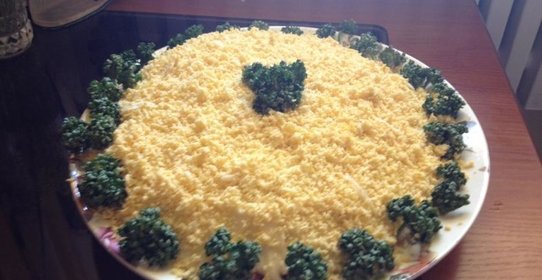 Салат Мимоза классический