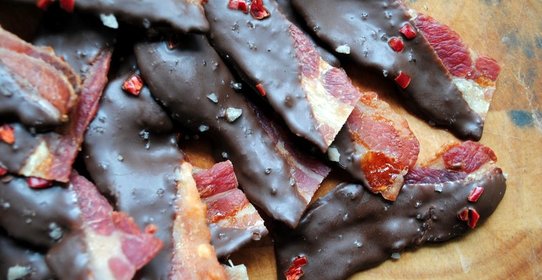 Бекон в шоколаде