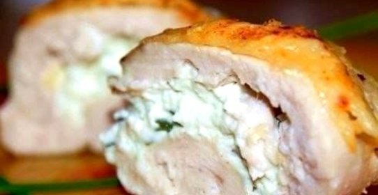 Куриные рулеты с сыром фета