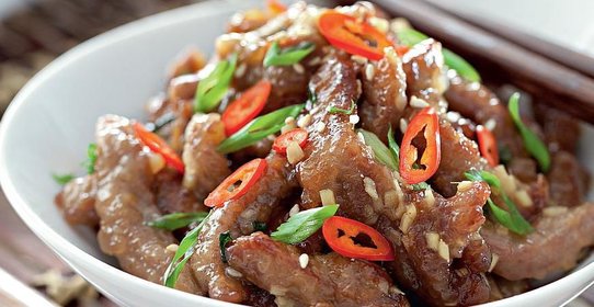 Говядина с имбирем