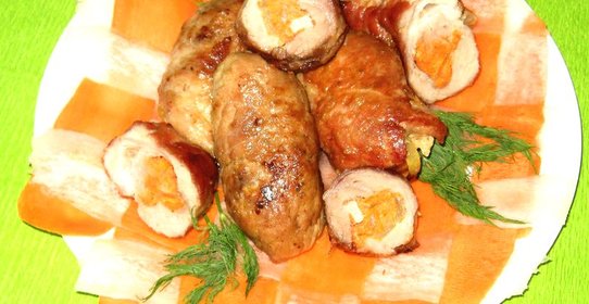 Свиные мини-рулеты