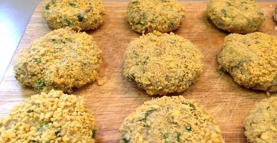 Котлеты из чечевицы и риса