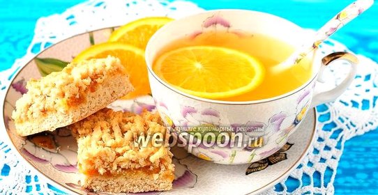 Постный тёртый сухарный пирог