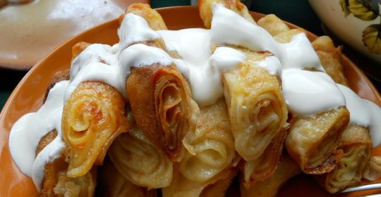 Налистники с творогом (налiснiкi з творагам)