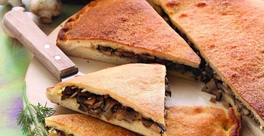 Пирог с грибами