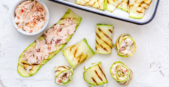 Рулетики из кабачков с разными начинками