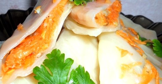 Голубцы с морковкой