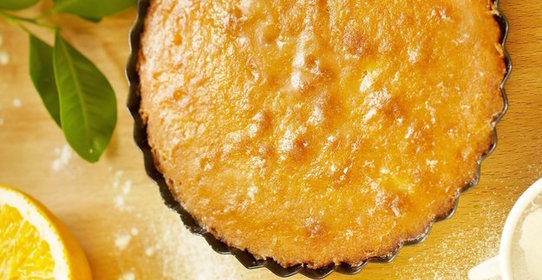 Апельсиновый пирог с имбирем