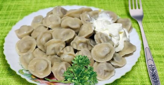 Пельмени на пару