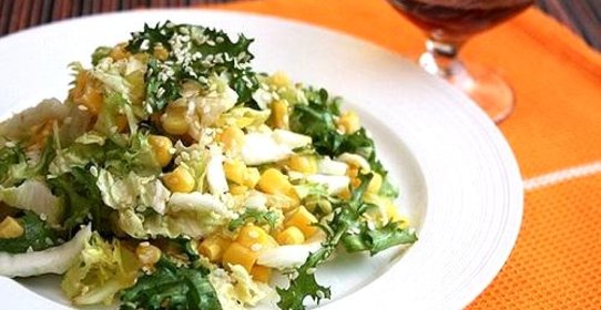 Салат с кукурузой