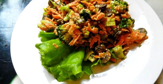 Горячий салат Сердце