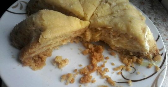 Постный яблочный пирог