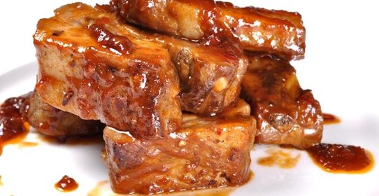 Острые свиные ребрышки