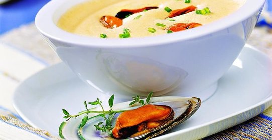 Крем-суп из мидий