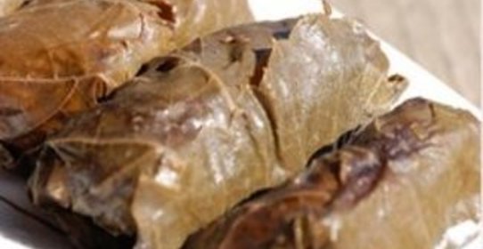 Долма с перловкой и куриными желудками