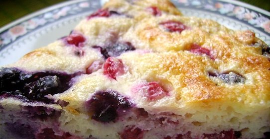 Диетический творожный пирог