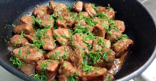 Свинина в гранатовом соусе наршараб