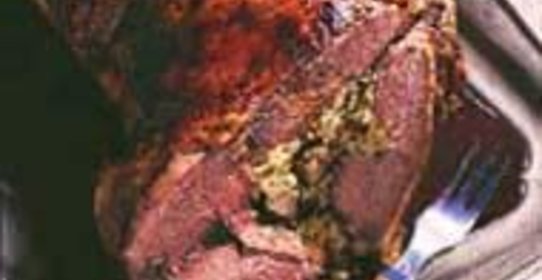 Баранина, фаршированная кускусом