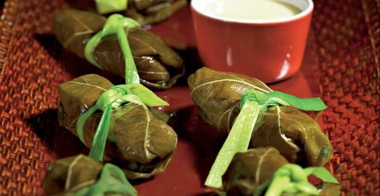 Греческая долма с рисом