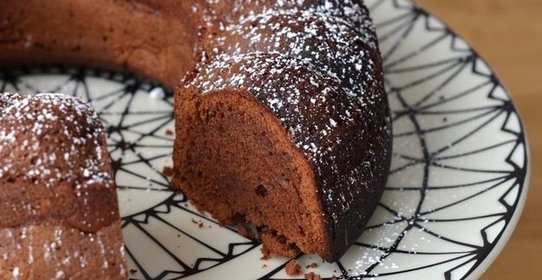 Простой шоколадный кекс