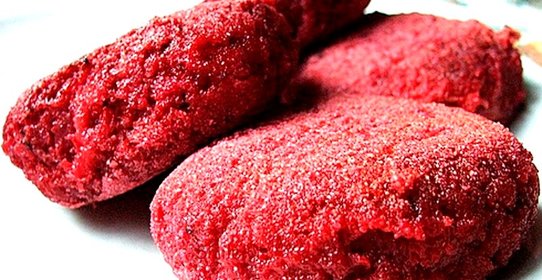 Свекольные котлеты с манкой