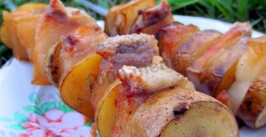 Шашлык с салом