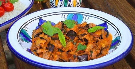 Баклажаны в соусе карри