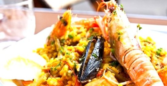 Паэлья в мультиварке с морепродуктами