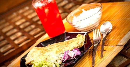 Омлет с тунцом