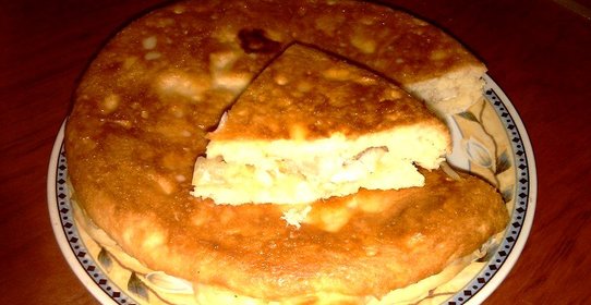 Рыбный пирог из минтая