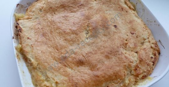 Лимонный пирог из песочного теста