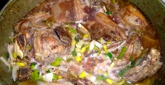 Баранина в вине