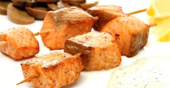 Шашлык из лосося