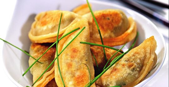 Китайские жареные пельмени