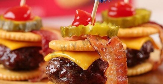 Канапе А-ля чизбургер