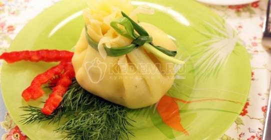 Салатик в сырном мешочке