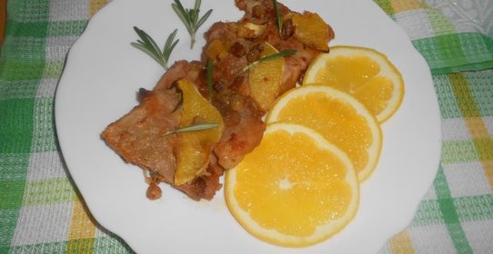 Свинина с апельсинами