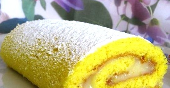 Лимонный рулет