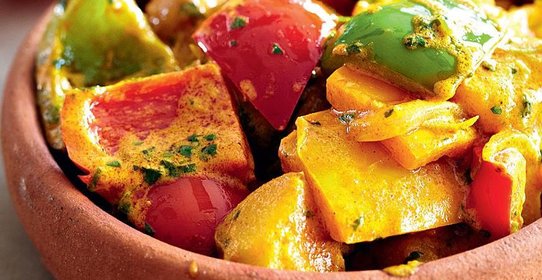 Карри из сладких перцев