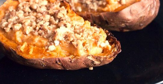 Пюре из батата с коричневым сахаром и шерри